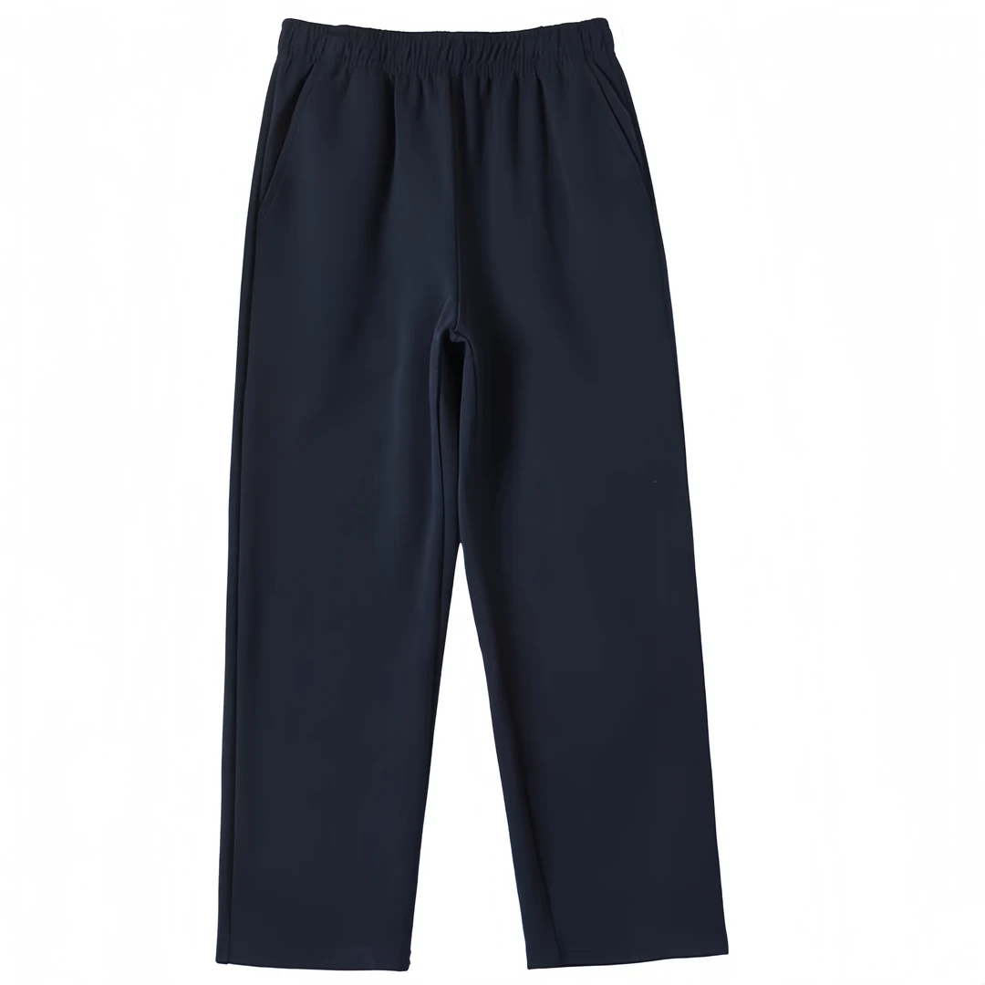 冬款奥粒绒纯色校服运动裤校服裤子冬款加绒加厚长裤