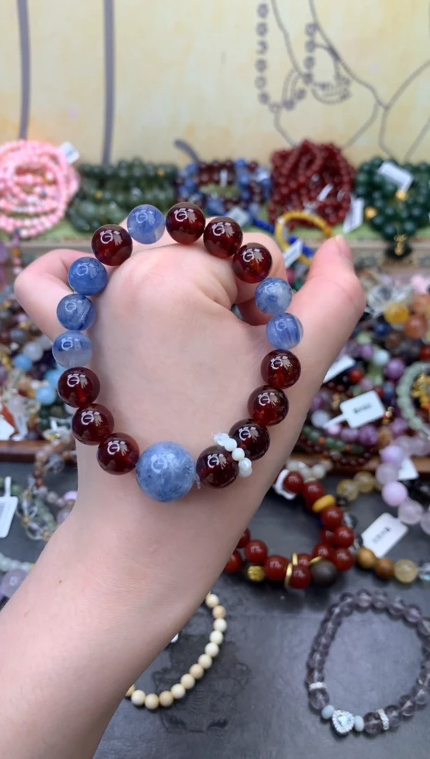 未镶嵌手链石榴石452