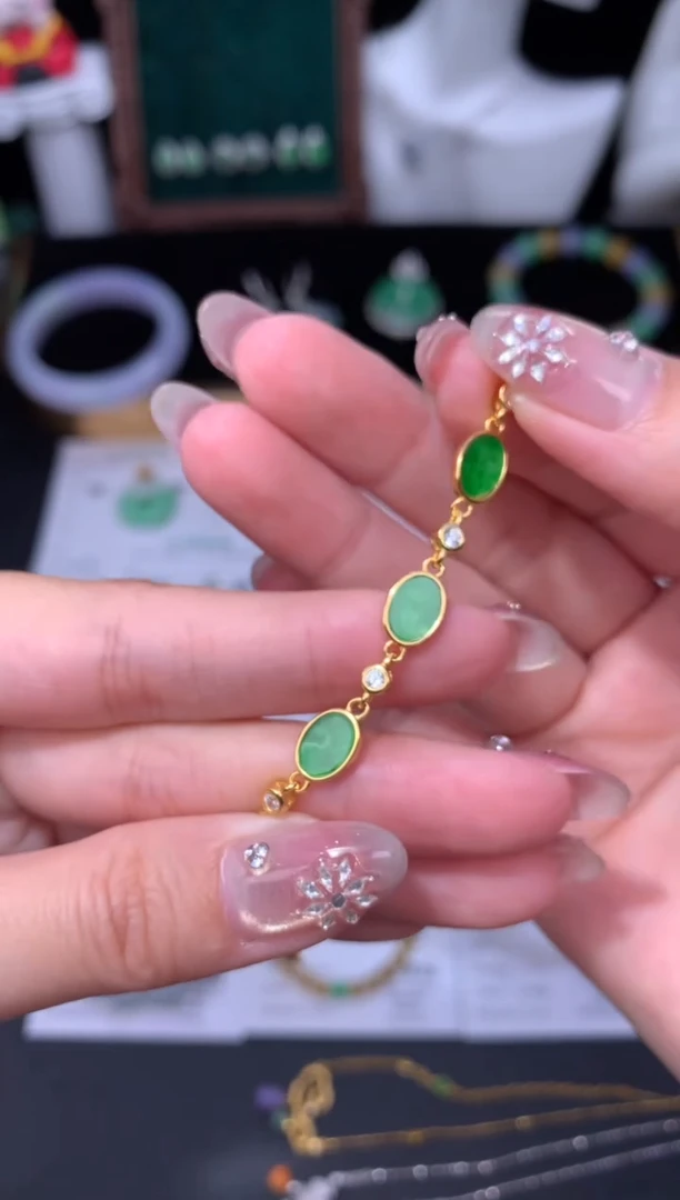 银S925镶嵌定制翡翠48小时鉴赏期 退货不扣服务费