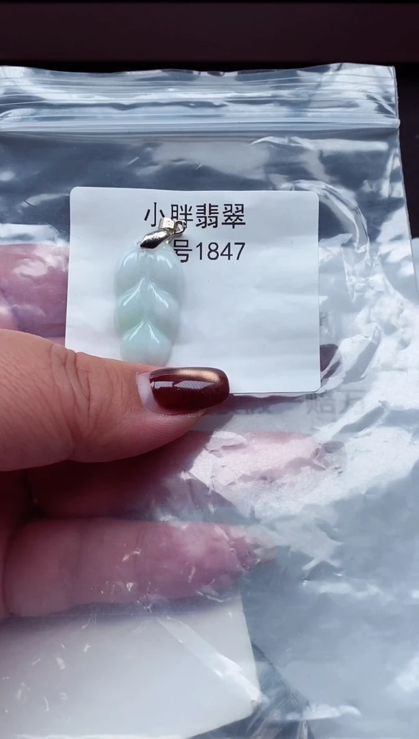 颈饰未镶嵌翡翠缅甸天然A货翡翠1847
