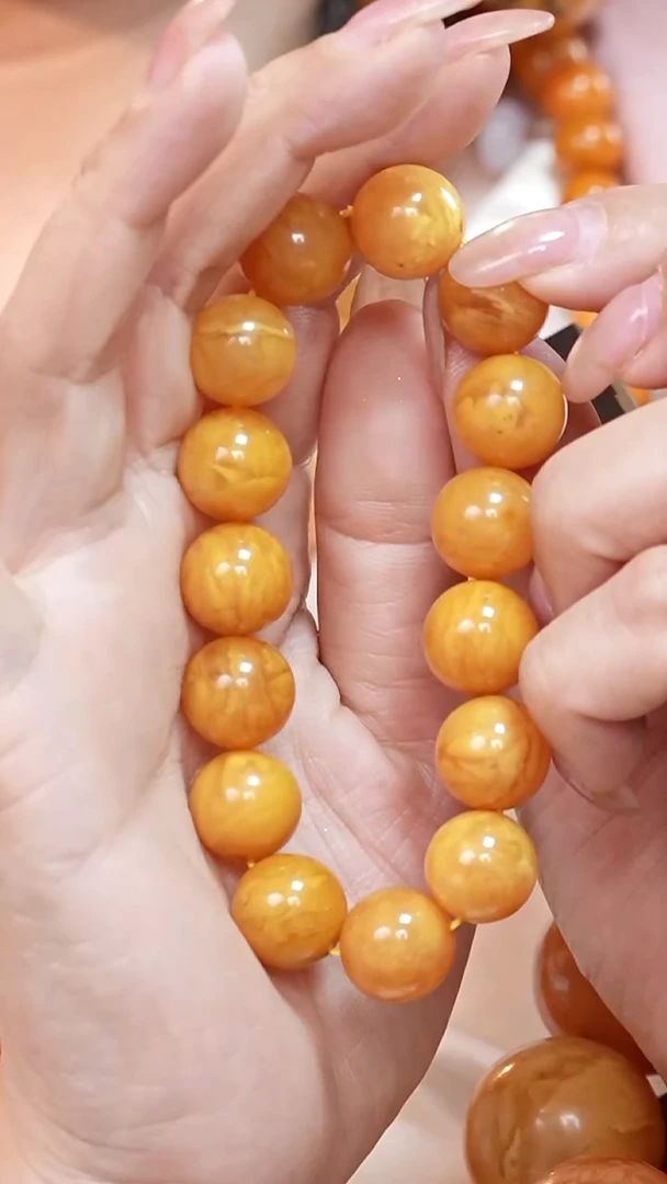 蜜蜡颈饰未镶嵌7284天然蜜蜡珠宝奇石云端妖孽全部保真