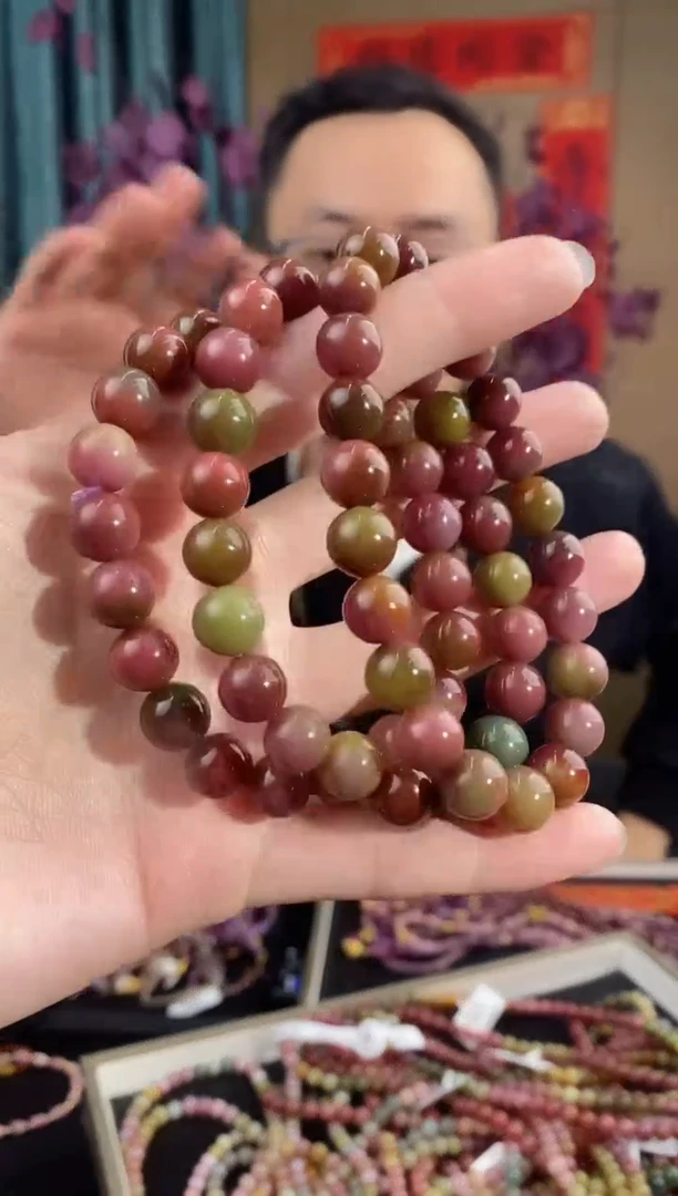 【闪购商品】玛瑙/玉髓手串未镶嵌202盐源玛瑙9mm多样性发其一