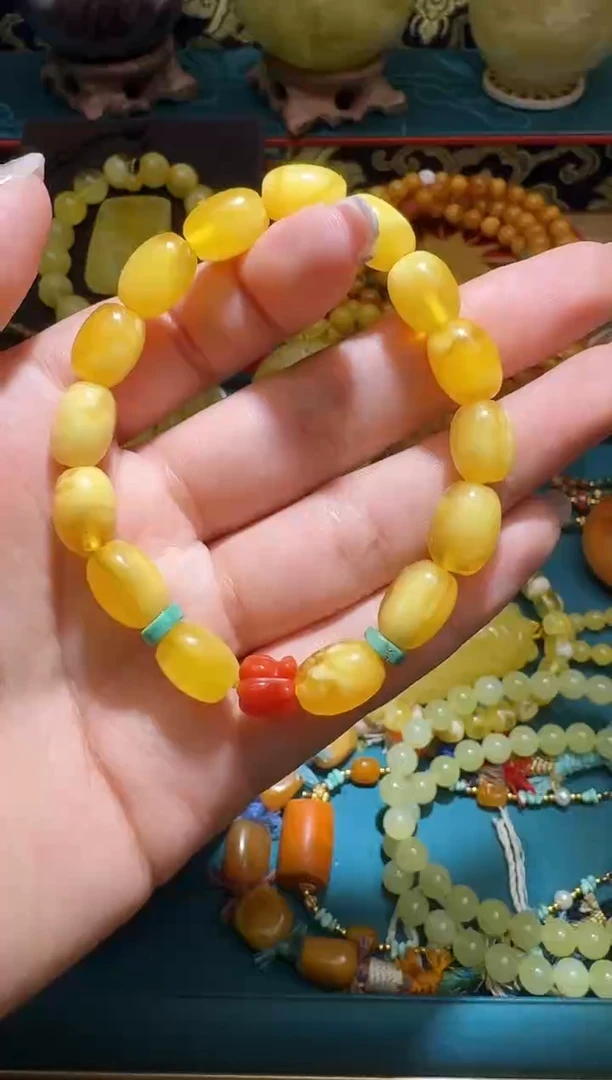 手链琥珀未镶嵌多样性发一件 777