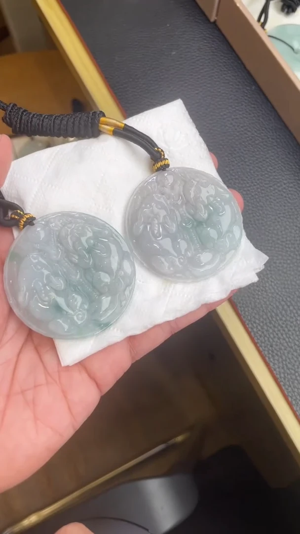 颈饰未镶嵌翡翠天然缅甸翡翠A货多样性发一聚宝盆253