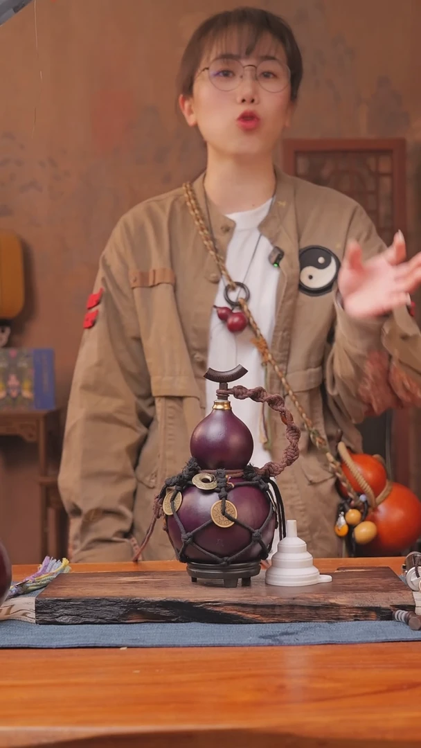 687号链接精品大漆葫芦现货现发[一物一拍]