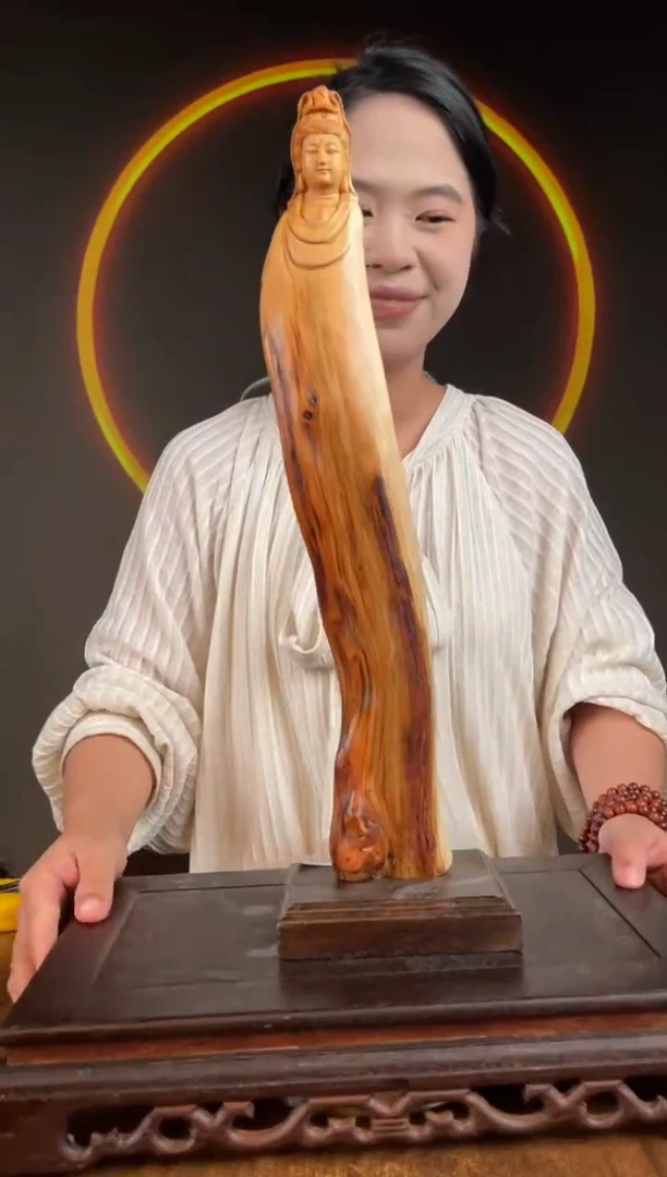 柏木（崖柏）手工摆件,先抢先得! 编号:134