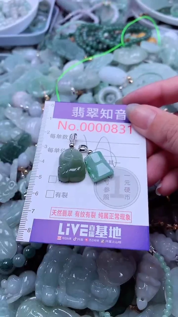 翡翠未镶嵌吊坠(不含链)831