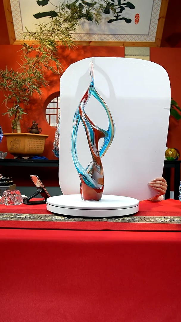 手工艺品琉璃环环相扣大号