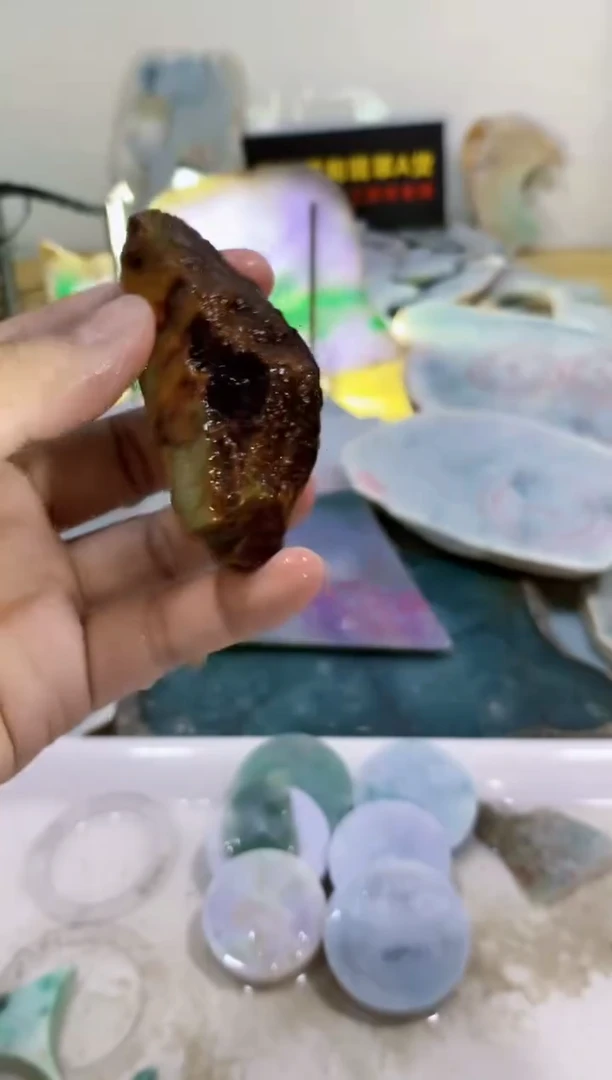 翡翠裸石0蒙0翡翠珠宝898