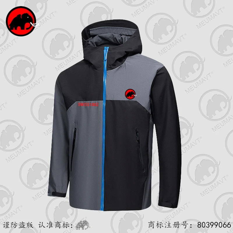 MEUMAVT红头标系列山系户外冲锋衣防水防风登山服软壳拼接夹克