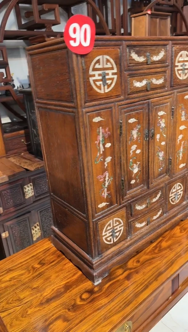 【闪购商品】木木艺缅花案八仙柜子1880.888