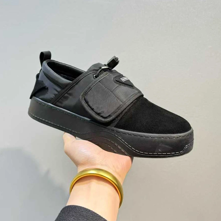 2025冬季新款潮牌一脚蹬加棉痞帅鞋子男二棉鞋潮流百搭休闲板鞋男