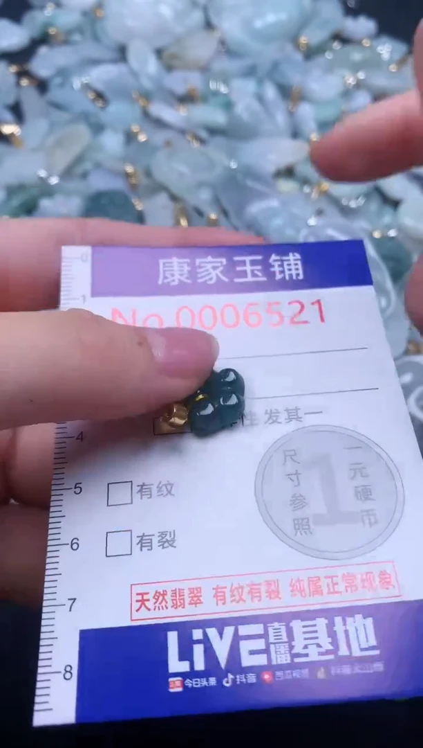 颈饰未镶嵌翡翠6521