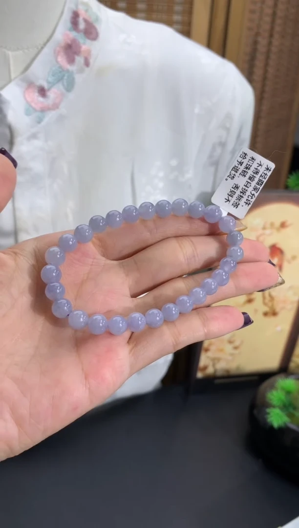 未镶嵌手串翡翠卡6.5-7mm