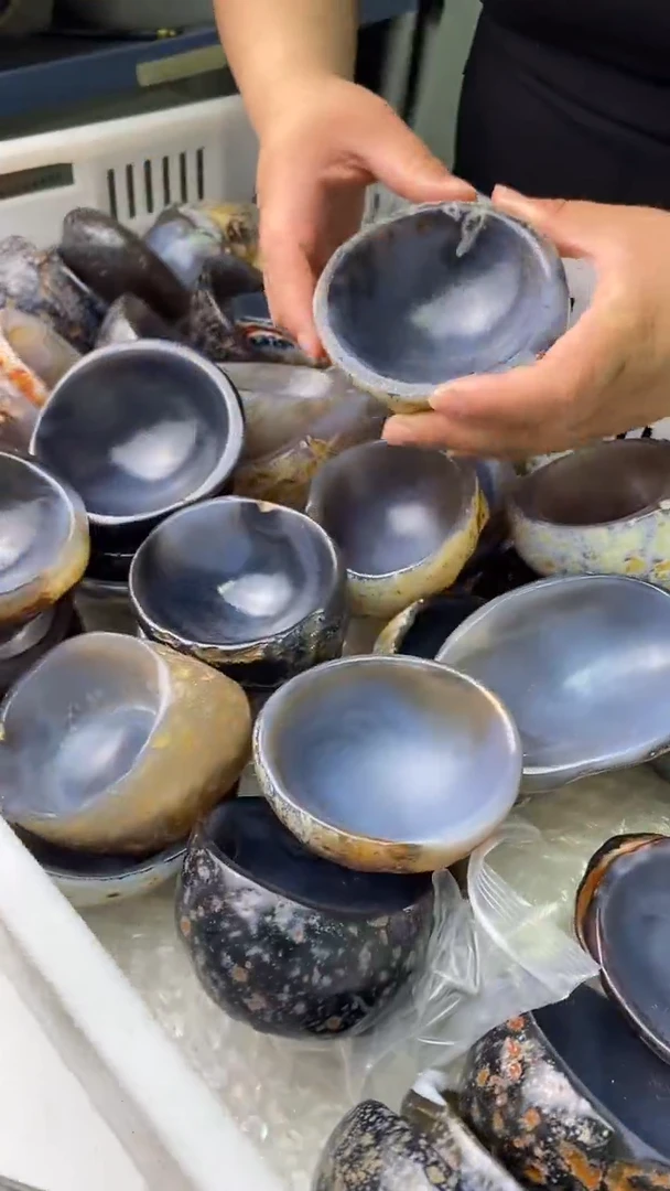 摆件玛瑙未镶嵌玛瑙碗多样性发其一