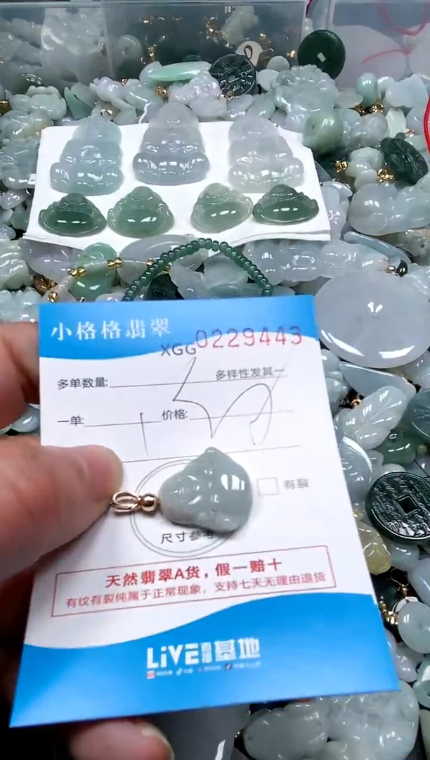 【闪购商品】翡翠颈饰未镶嵌闪购商品0229443