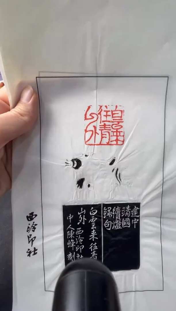 【闪购商品】昌化石印石陈峰拓片