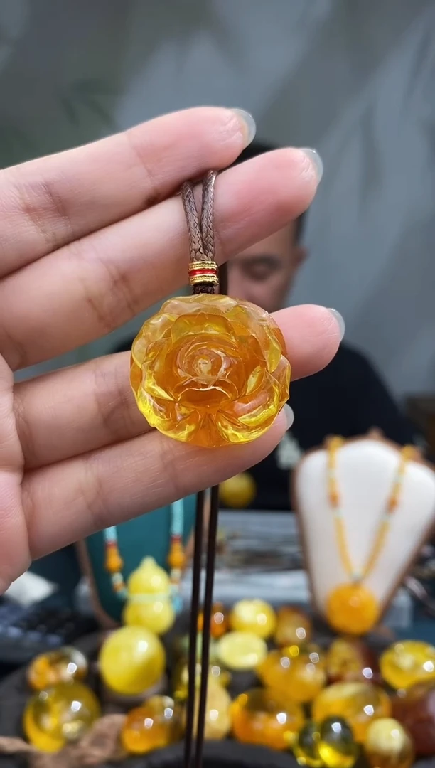 裸石琥珀未镶嵌基地发货 一物一证 顺丰包邮