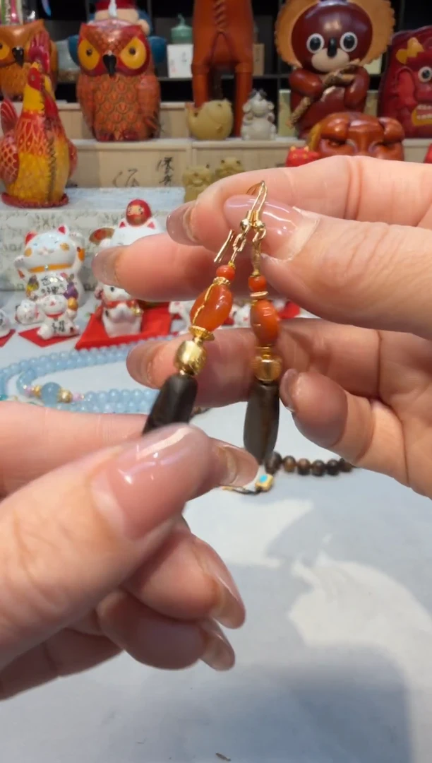 无非金属Y078     耳饰