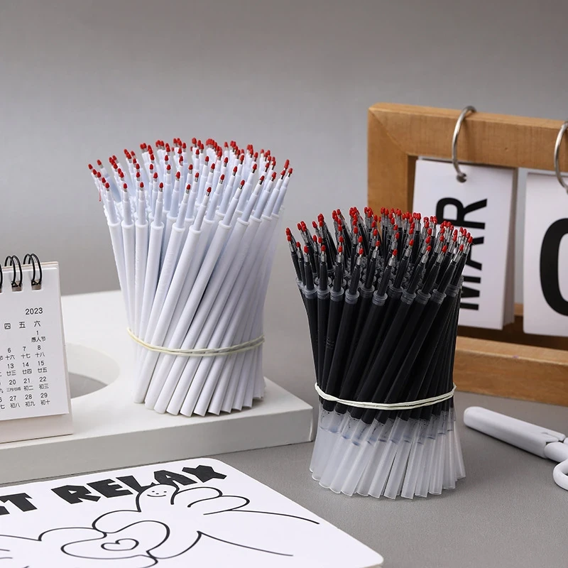速抢！【ST替换速干笔芯】蜡笔大容量中性0.5mm笔中性笔速干顺滑丙烯