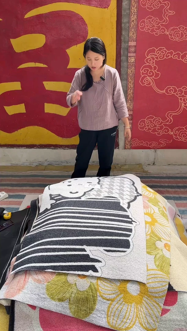 不退不换瑕疵丝圈地垫80*120cm340