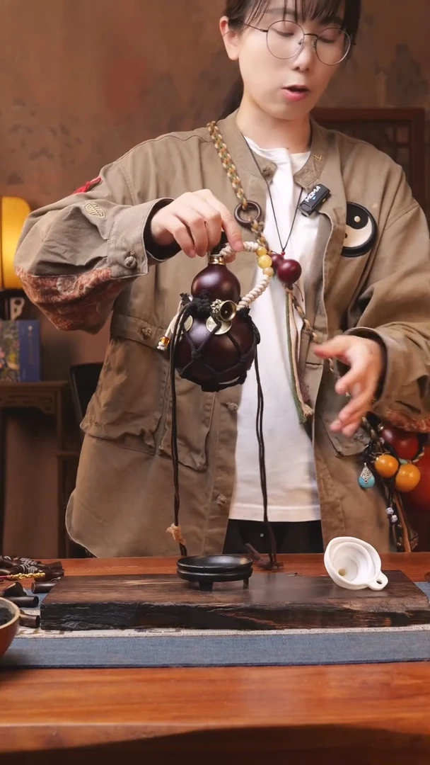 1866号精品大漆葫芦防腐防渗装水茶酒