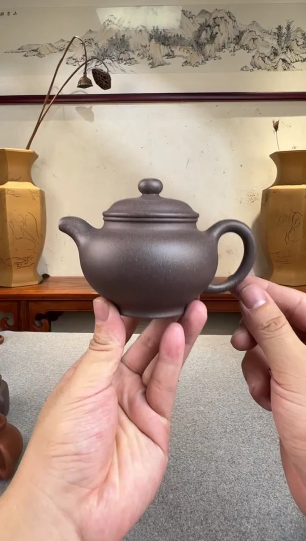 掇只 鲨皮青 半手工制作 七孔出水