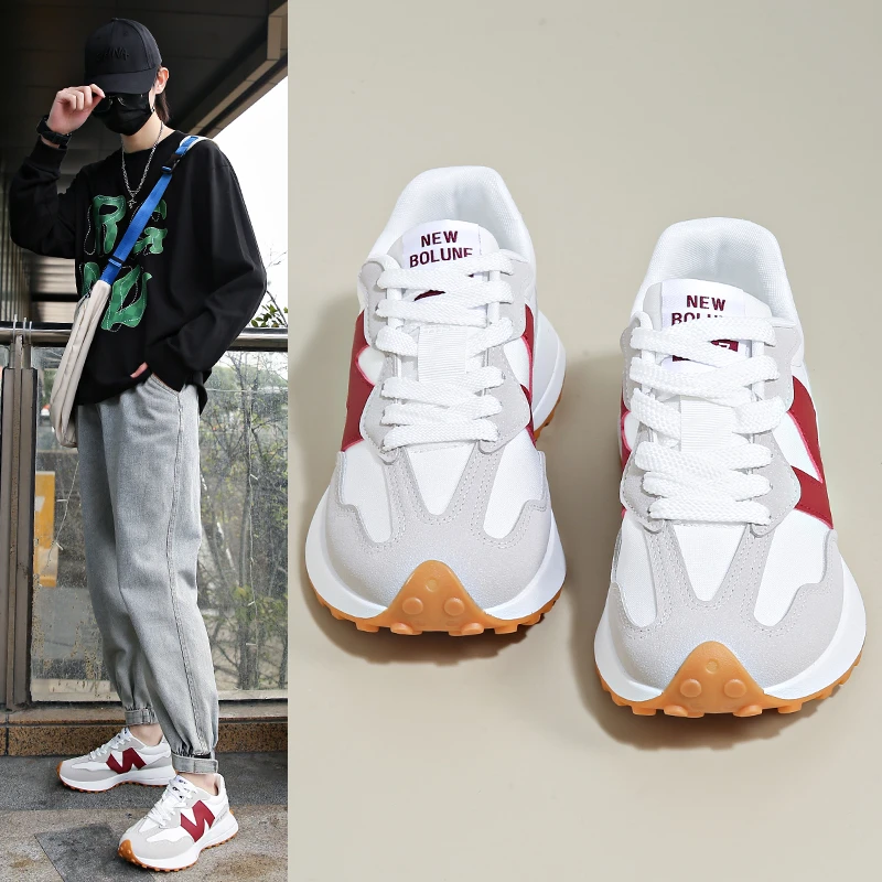 【新百伦官方正品】春季透气男女情侣鞋327小蛮腰休闲运动跑步鞋男