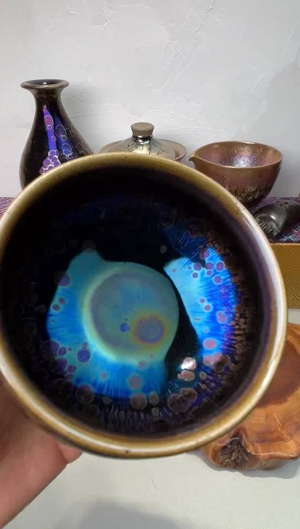 茶盏春申阁福利1只瑕品香炉