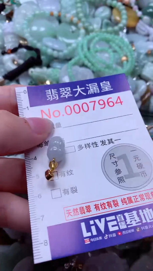 吊坠(不含链)未镶嵌翡翠7964