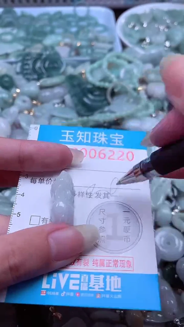 翡翠未镶嵌吊坠(不含链)6220