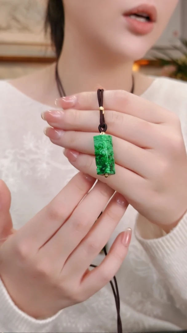 颈饰未镶嵌翡翠国风