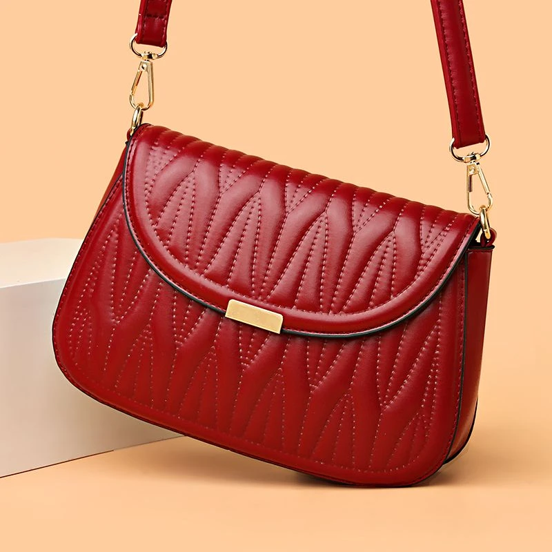 真皮质感2023新款气质时尚百搭斜挎包手机零钱钥匙包手提包中年包