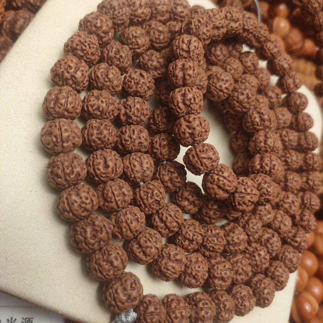 蝴蝶花小金刚108颗10mm金刚菩提手串小金刚脖挂