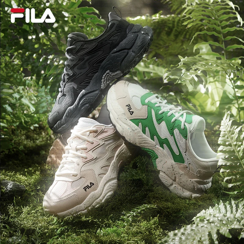 FILA/斐乐女士夏季 【蕨草鞋】休闲透气复古老爹鞋运动鞋F12W331101