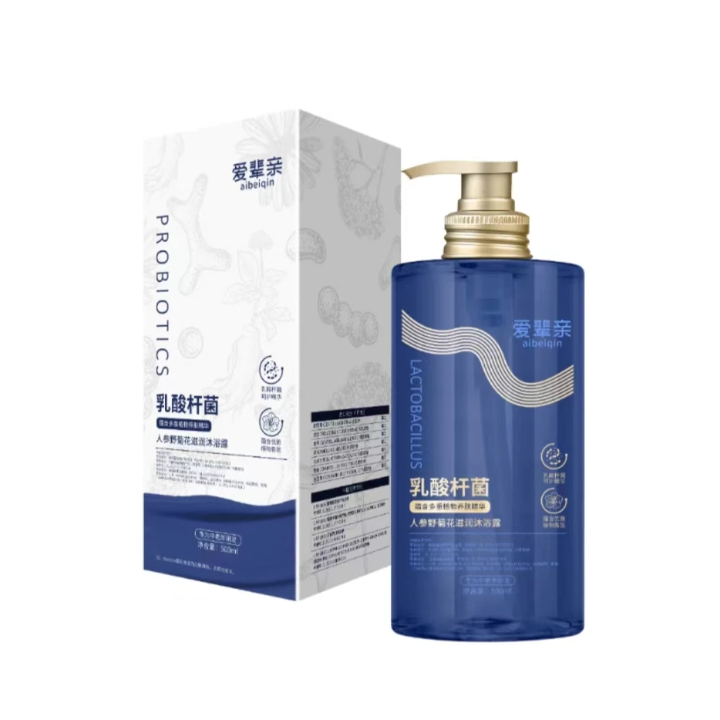爱辈亲aibeiqin爱辈亲乳酸杆菌人参野菊花滋润沐浴露