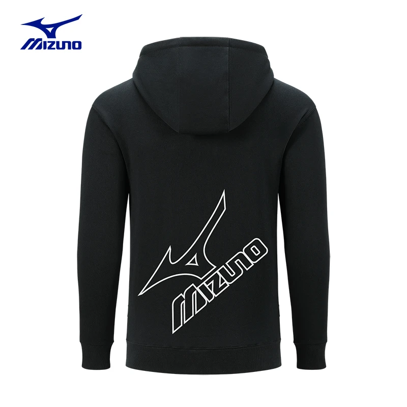Mizuno/美津浓针织开衫连帽户外休闲夹克外套男女春秋季情侣上衣