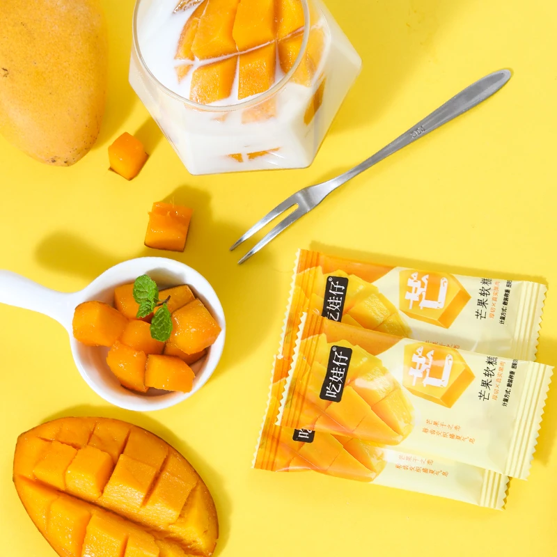 吃娃仔芒果软糕草莓软糕传统手工奶糕小零食办公室休闲茶点
