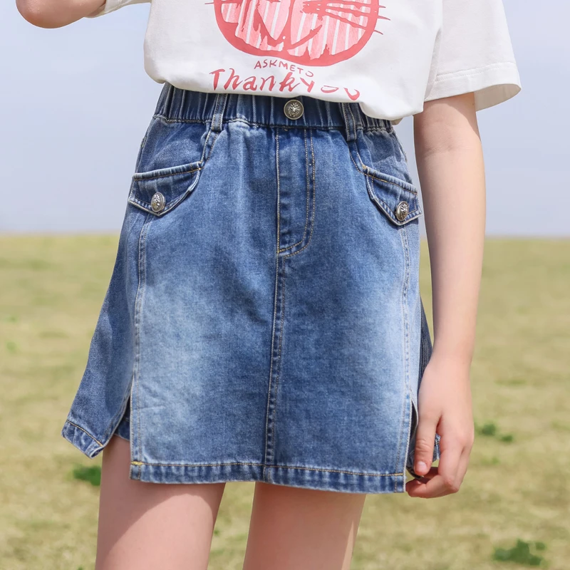 0665短裤新款夏装薄款儿童牛仔裤女大童休闲裤时髦童装