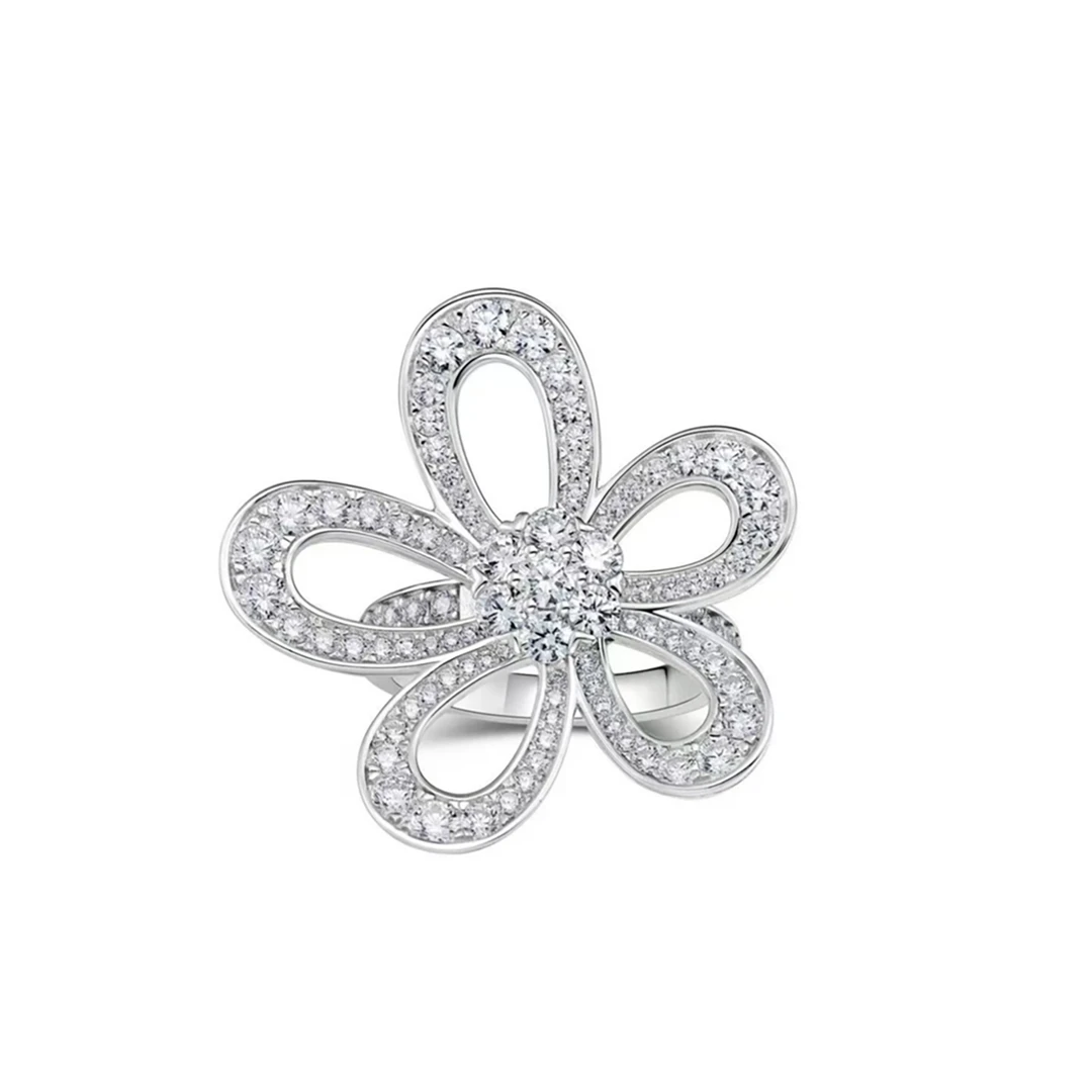 合金合成锆石戒指 B 太阳花戒指送女友送闺蜜礼物 ZF-D03