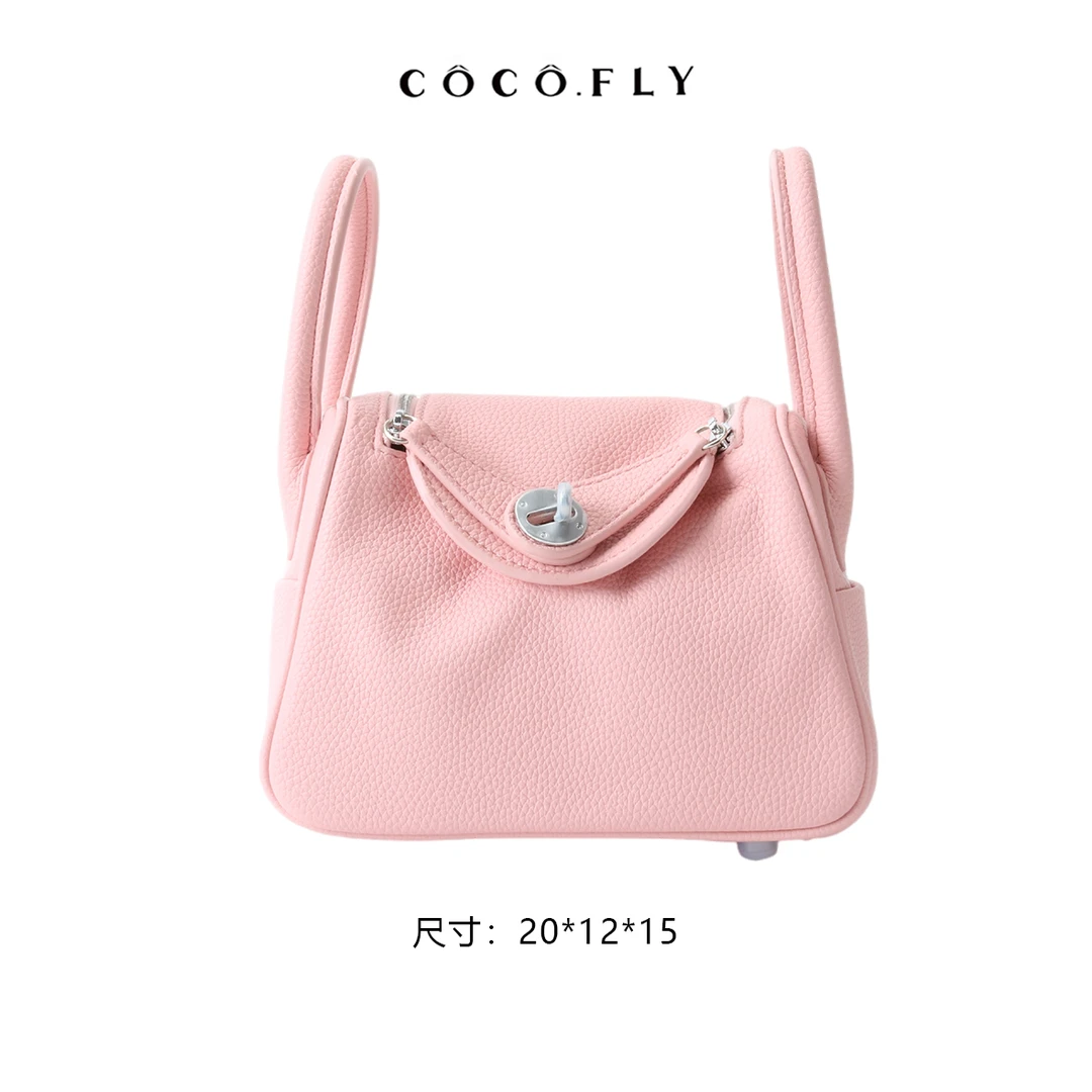 时尚女包手提单肩斜挎包WG-LD-19-樱花粉