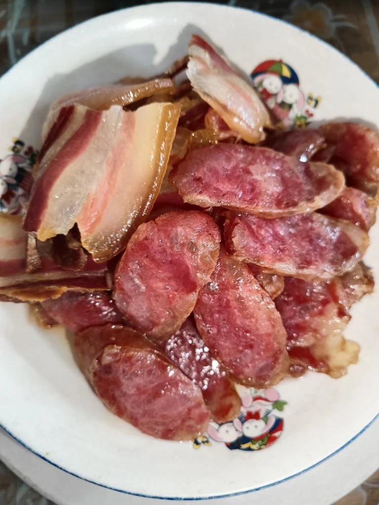 安徽石台土特产腊肠咸香风味500克徽州腊肠