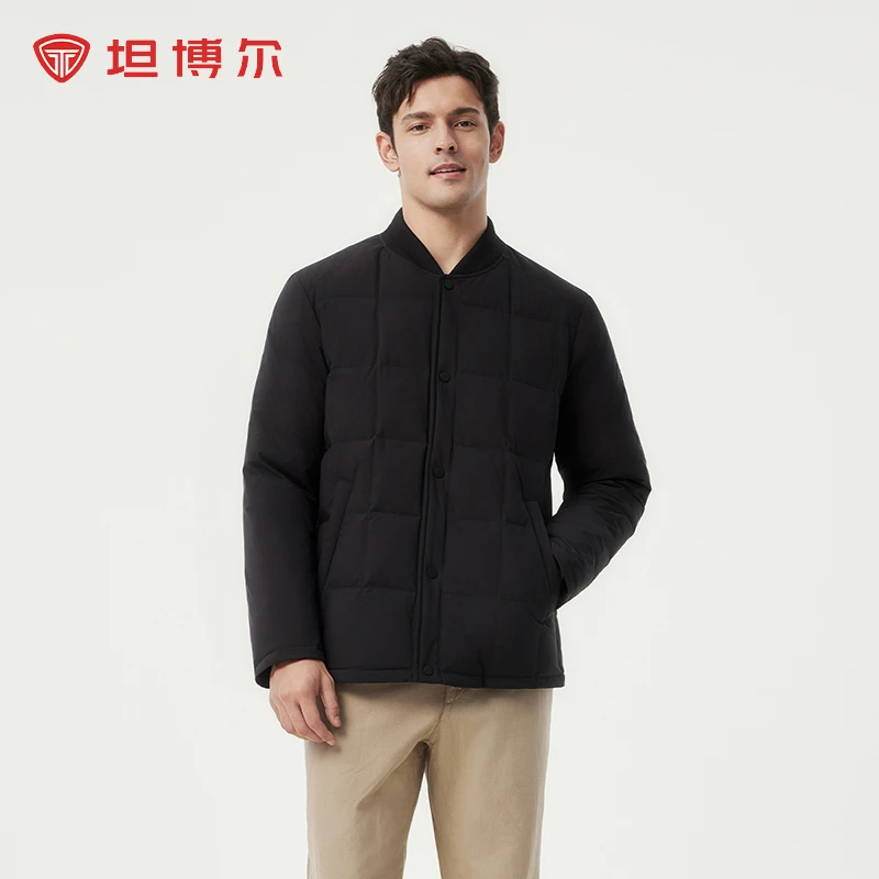 【商场同款】坦博尔新款男士短款休闲秋冬时尚羽绒服TAF310113A