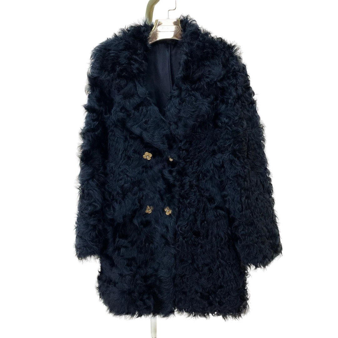 【YIXIAN-】 高级自然卷托卡洋气中外套 8539