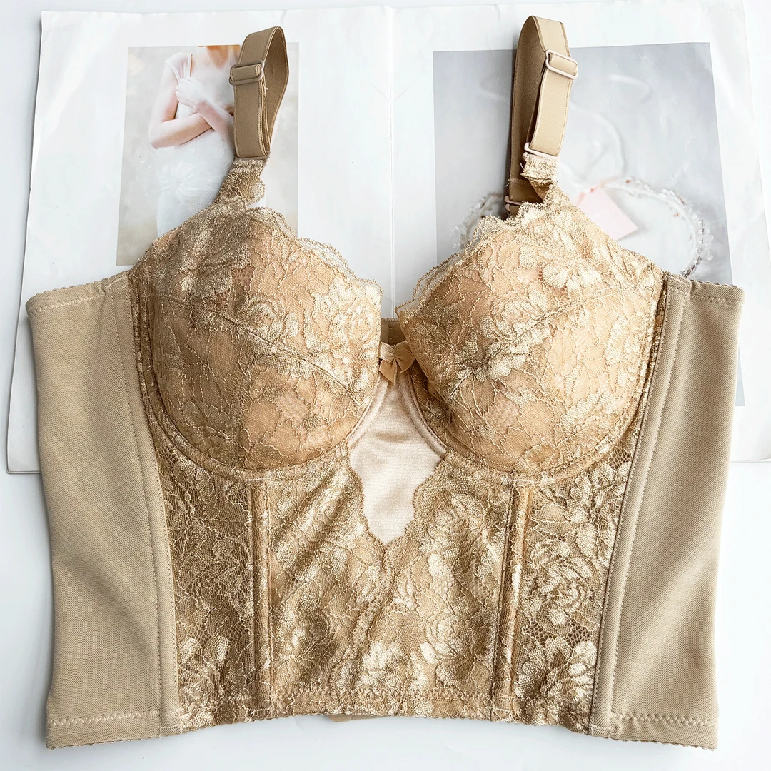 美容院塑身长款文胸11排扣有钢圈身材管理器整形塑形聚拢收副乳