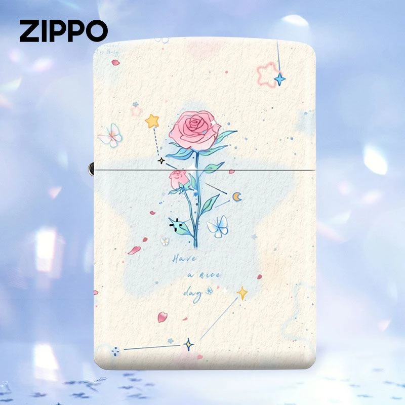 ZIPPO/之宝打火机玫瑰星云-烤漆彩印创意款官方正品打火机DYX1H1