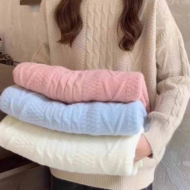 451-500（直播间专拍）慵懒风针织毛衣