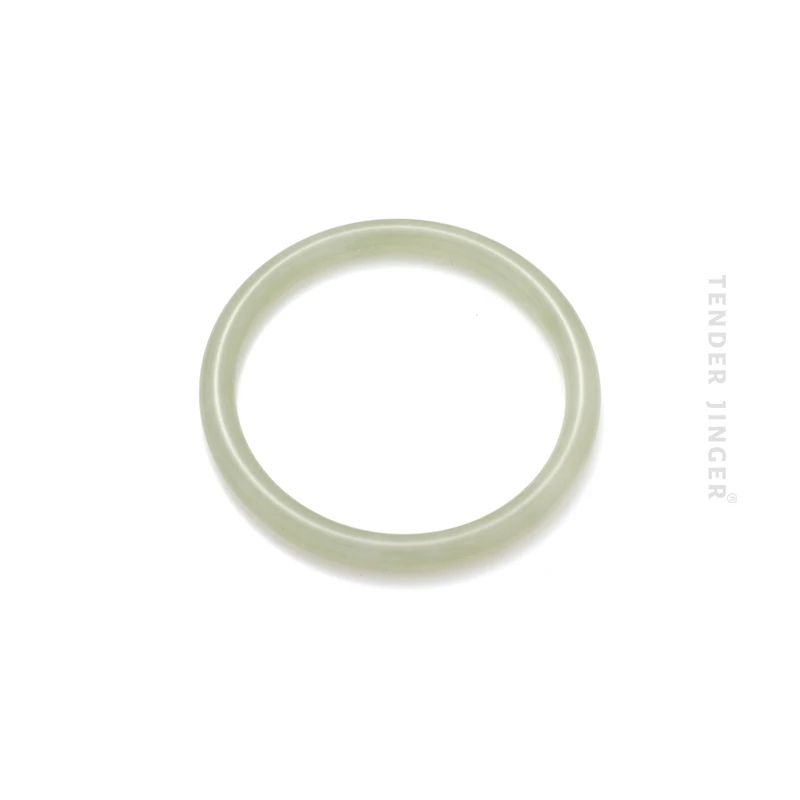 Tender Jinger天然晴水和田玉手镯(多样性发一件)