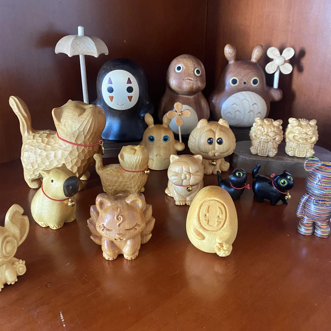 创意木雕实物展示，一物一拍，所见即所得