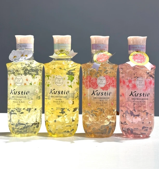 蔻斯汀樱花沐浴露花瓣持久留香女鲜花玫瑰滋润补水沐浴乳正品